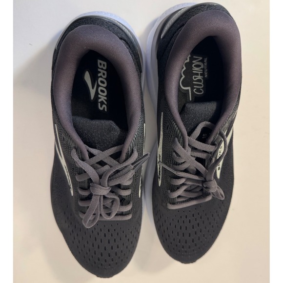 Brooks Ghost 16 Running Shoes Women 11 Black Grey White 1204071B090 Neutral NEW - Picture 6 of 8